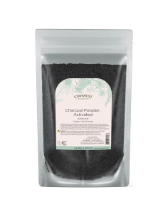 Polvo de Carbón Activado Starwest Botanicals 113.4 g - Uso Dental y Facial