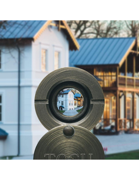 Mirilla de Latón Sólido TOGU 220 Grados Bronce Antiguo