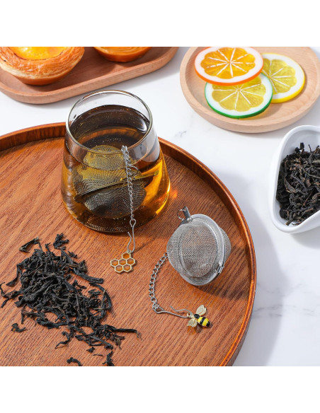 Set de 2 Coladores de Té de Acero Inoxidable LLOUSSAK