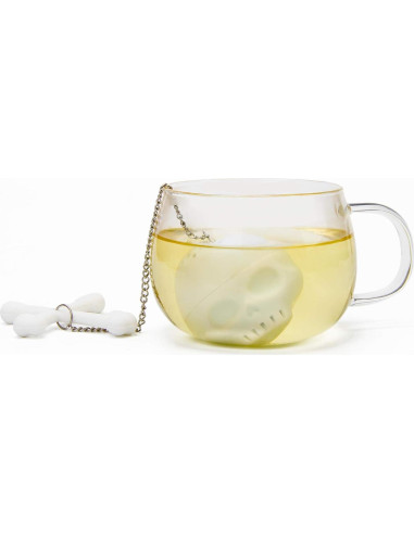 Infusor de Té Coolrunner Calavera Silicona 2 Pcs 4.6cm