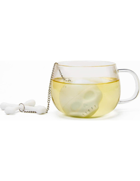 Infusor de Té Coolrunner Calavera Silicona 2 Pcs 4.6cm