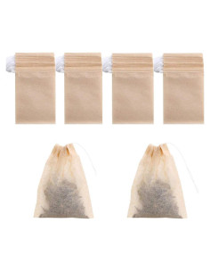 Paquete de 400 Bolsas de Filtro de Té BEFORYOU 17.78x22.86cm
