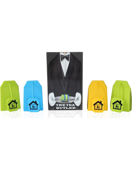 Infusor de Té Silicona Butler in the Home 4 Pack Colores