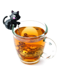 Infusor de Té Joie Meow Gato Acero Inoxidable Libre BPA