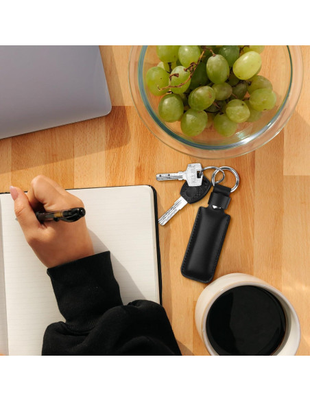 Funda USB CaSZLUTION de Cuero Microfibra Negra