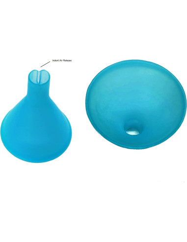 2 Embudos Universales IQ Labs - Ajuste para Botellas Plásticas