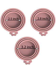 Paquete de 8 tapas de silicona herméticas WANBAO para latas 2