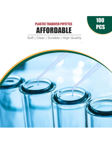 Gotero Pipeta Desechable 3ml Moveland - 100 Unidades