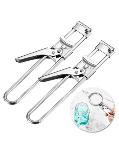 Abrebotellas Ajustable Patelai 2 Piezas Acero Inoxidable