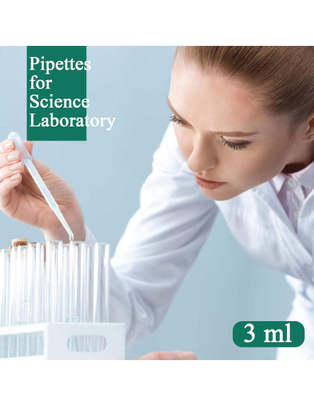 Gotero Pipeta Desechable 3ml Moveland - 100 Unidades