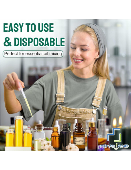 Gotero Pipeta Desechable 3ml Moveland - 100 Unidades