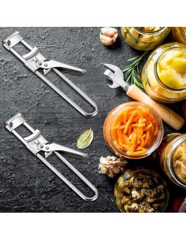 Abrebotellas Ajustable Patelai 2 Piezas Acero Inoxidable