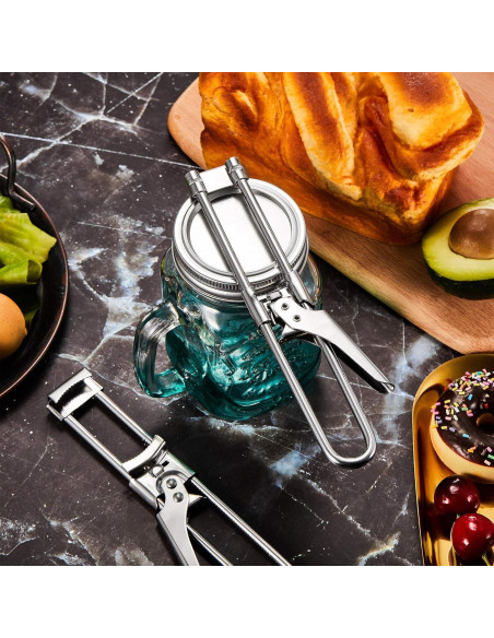 Abrebotellas Ajustable Patelai 2 Piezas Acero Inoxidable