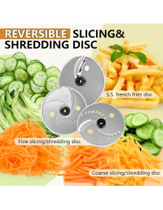 Procesador de Alimentos COOKLEE 600W 12 Tazas 6 Funciones Negro 2