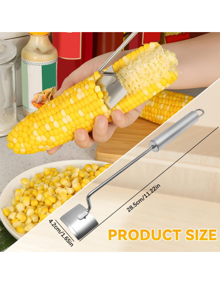 Pelador de Maíz Genérico de Acero Inoxidable 2 PCS