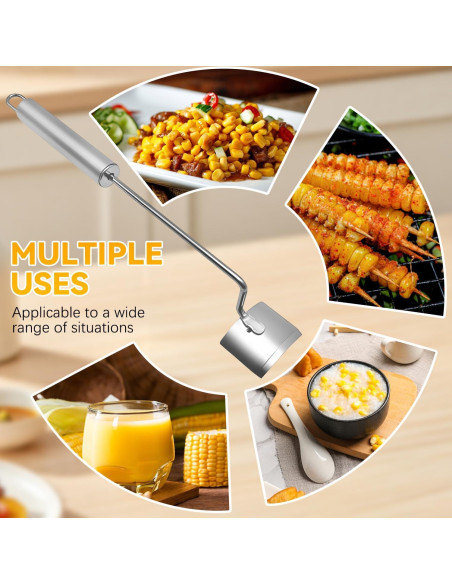 Pelador de Maíz Genérico de Acero Inoxidable 2 PCS