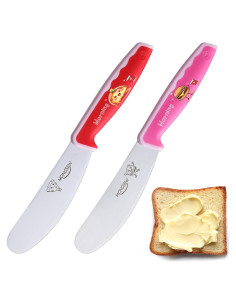 2 Espátulas de Mantequilla MONGSEW Acero Inoxidable 22.6 cm