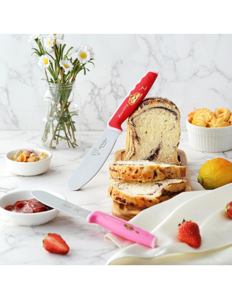 2 Espátulas de Mantequilla MONGSEW Acero Inoxidable 22.6 cm