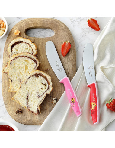 2 Espátulas de Mantequilla MONGSEW Acero Inoxidable 22.6 cm