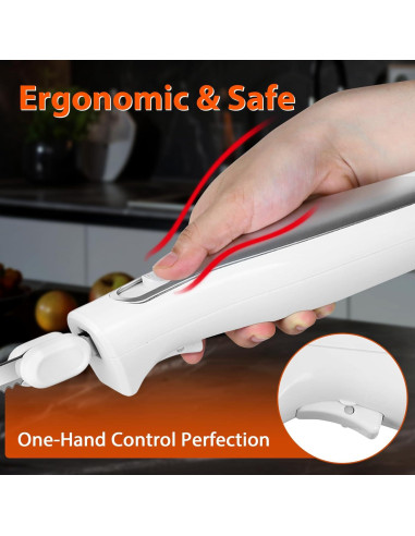 Cuchillo Eléctrico HousesAid con 2 Cuchillas de Acero Inoxidable