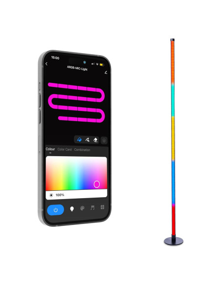 Lámpara de Pie Inteligente RGB Lytup, Control Remoto, 12W