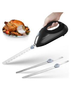Cuchillo Eléctrico Cook Concept 20 cm con 2 Cuchillas Intercambiables