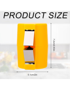 Abre Huevos Manual Gosknor Amarillo, Acero Inoxidable 5.1x7.2cm 2