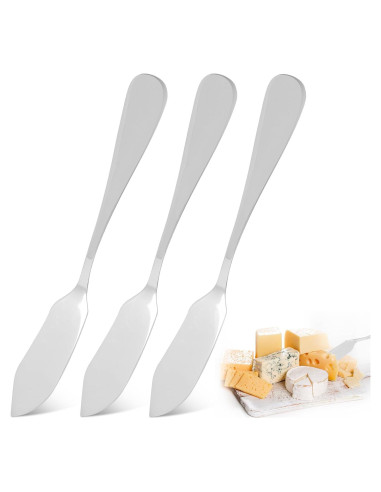Juego de 3 cuchillos para untar mantequilla Siutaga 15 cm