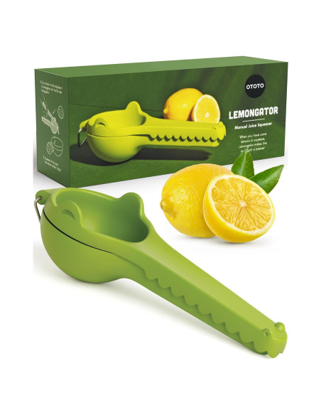 Exprimidor de Limón Cocodrilo OTOTO - Prensa Manual de Cítricos