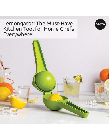 Exprimidor de Limón Cocodrilo OTOTO - Prensa Manual de Cítricos