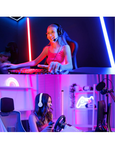 Lámpara de Pie Inteligente RGB Lytup, Control Remoto, 12W