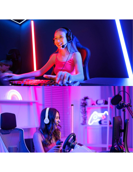 Lámpara de Pie Inteligente RGB Lytup, Control Remoto, 12W