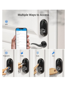Cerradura Inteligente Veise RZ07 con Huella Dactilar y App 2