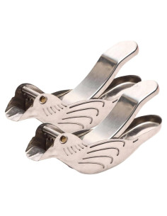 Exprimidor Manual de Limón y Lima Tustao 2 Piezas Acero Inoxidable