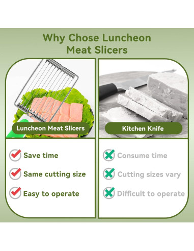 Cortador de Huevos y Queso Cyrank Verde 10 Rebanadas Acero Inoxidable