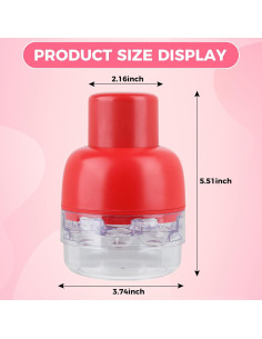 Deshuesador de Cereza 8 en 1 ManuycriptMingle Rojo 2