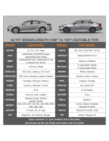 Cubierta de Coche Kayme 6 Capas Impermeable para Sedán