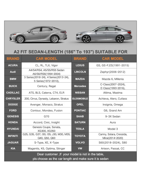 Cubierta de Coche Kayme 6 Capas Impermeable para Sedán