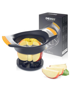 Cortador y Descorazonador de Manzanas Deiss Lux 10.8 cm Acero Inoxidable