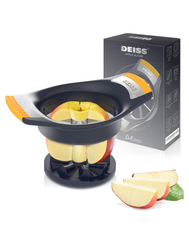 Cortador y Descorazonador de Manzanas Deiss Lux 10.8 cm Acero Inoxidable