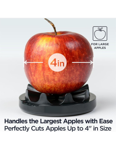 Cortador y Descorazonador de Manzanas Deiss Lux 10.8 cm Acero Inoxidable