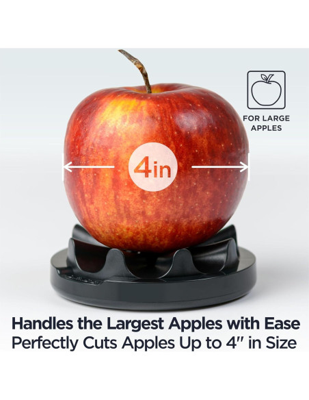 Cortador y Descorazonador de Manzanas Deiss Lux 10.8 cm Acero Inoxidable