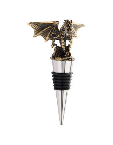 Tapón Decorativo de Dragón Cacukap - Diseño Gótico para Vino