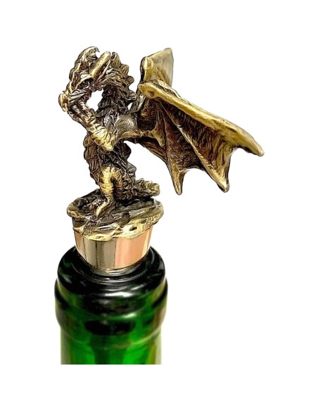 Tapón Decorativo de Dragón Cacukap - Diseño Gótico para Vino