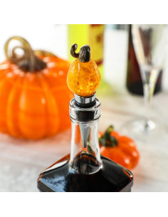 Tapón de Vino Reutilizable HDCRYSTALGIFTS Calabaza 10.4cm 2