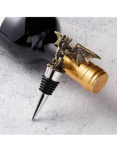 Tapón Decorativo de Dragón Cacukap - Diseño Gótico para Vino