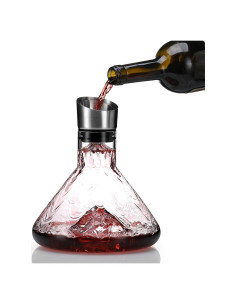 Decantador de Vino Drincarier Iceberg 1500ml Cristal Sin Plomo
