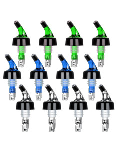 Set de 12 Vertedores Automáticos SuproBarware 30ml para Bebidas