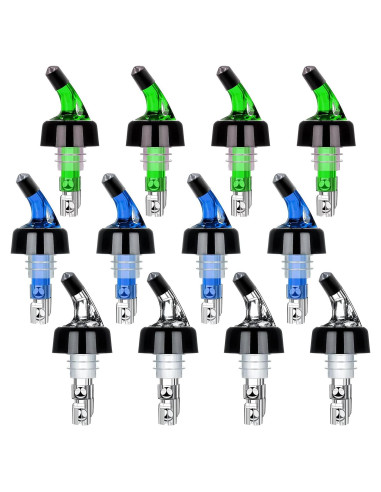 Set de 12 Vertedores Automáticos SuproBarware 30ml para Bebidas