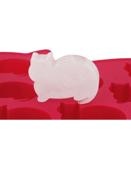 Bandeja de Hielo de Silicona LYWOO en Forma de Gato - 2 Piezas